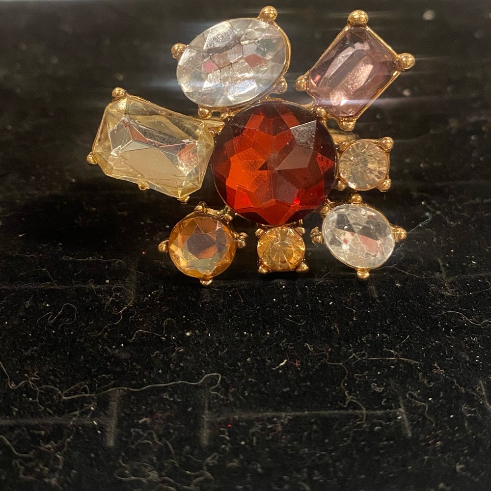 Multicolor Statement Gemstone Ring - image 1